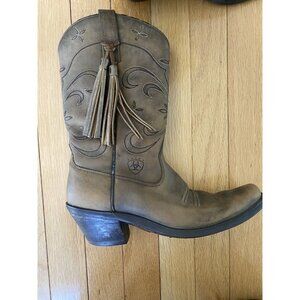 Ariat Women’s Boots Fringe Ran/brown Mid-calf 6.5